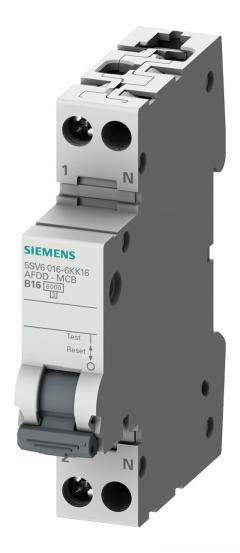 Siemens 5SV6016-6KK40 AFDD-MCB B40 2pol 230V 1TE Brandschutzschalter