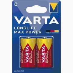 Varta 04714101402 Batterie Baby C >Bl2< Longlife MaxPower 1,5V 14