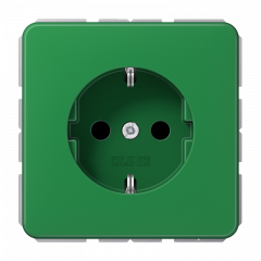 Jung CD1520BFGN SCHUKO Steckdose, 16 A 250 V ~, Thermoplast, Serie CD, grün (für SV)