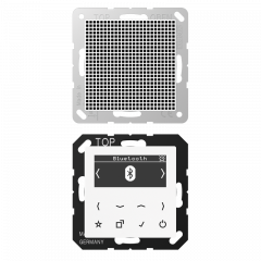Jung DABA1BTWW Smart Radio DAB+ Bluetooth®, Set Mono, Serie AS/A, alpinweiß
