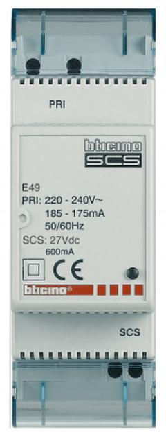 Bticino E49 SCS-Netzgerät Kompakt 600mA