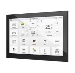Zennio ZVIZ100A Z100 schwarz kapazitives Farb-Touchpanel