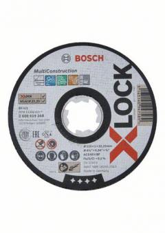 Bosch 2608619268 X-LOCK 115x1 0mm Rap.Multi ger. Trennscheibe