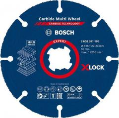 Bosch 2608901193 EXPERT X-LOCK Carbide 125x22.23mm Trennscheibe