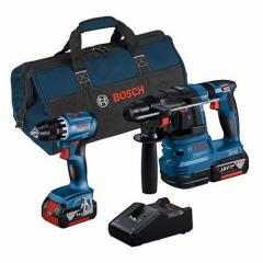 Bosch 0615A50038 Profi-Set GSR 18V-45+GBH 18V-22+2x4,0
