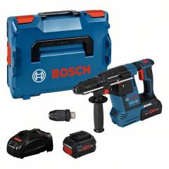 Bosch 061191000F GBH 18V-26 F 2x 5,5Ah ProCore 18V, Ladegerät, L-Boxx