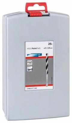 Bosch 2608577352 Pro Box 25 tlg. HSS PointTeQ,135°