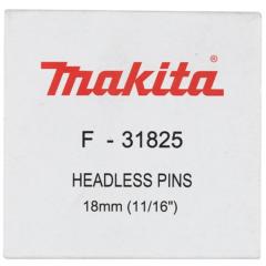 Makita F-31825 Stifte F-31825, für Pintacker, 0,6 x 18mm, Nagel