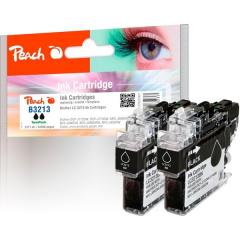 Peach PI500-255 Tinte Doppelpack schwarz PI500-255