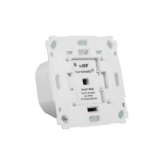 Homematic IP 142720A0 Smart Home Schalt-Mess-Aktor für Markenschalter (HmIP-BSM), Taster