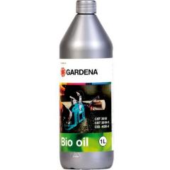 GARDENA 06006-20 Bio-Kettenöl, 1 Liter, Sägekettenöl