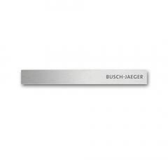 Busch-Jaeger 6352-860-101 Abschlussleiste unten mit Temperaturfühler und Schriftzug, Busch-priOn® edelstahl