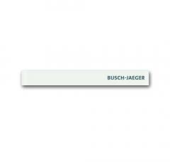 Busch-Jaeger 6352-811-101 Abschlussleiste unten mit Temperaturfühler und Schriftzug, Busch-priOn® weißglas