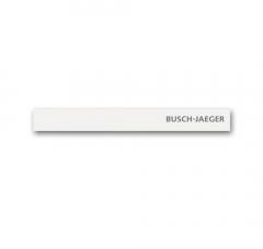 Busch-Jaeger 6349-24G-101 Standardabschlussleiste unten mit Schriftzug, Busch-priOn® studioweiß