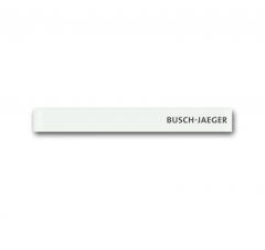 Busch-Jaeger 6349-811-101 Standardabschlussleiste unten mit Schriftzug, Busch-priOn® weißglas