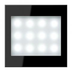 Jung LS539SWLEDLW-12 LED-Leselicht, Serie LS, schwarz (lackiertes Aluminium)