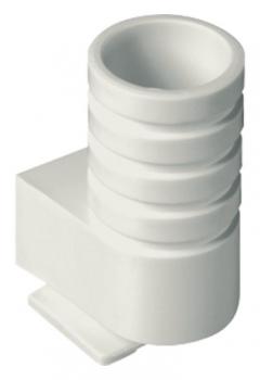 Jung 13 Einführungsschieber für Rohr mit Außendurchmesser bis 16 mm, Thermoplast, weiß