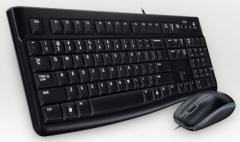 Logitech Tastatur/Maus MK120, USB, Optisch