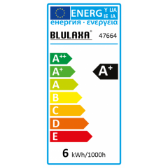 Blulaxa 47664 LED Lampe MiniGlobe G45 5,5 Watt WW , E14