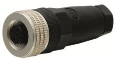 ABB Stotz-Kontakt M12-C01 , M12-Buchsenstecker 5-polig mit Schraubanschluss, Kabeldurchmesser: 2.5 - 6.5 mm , 2TLA020055R1000