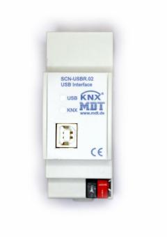 MDT SCN-USBR.02 USB Interface KNX, 2TE, REG mit Updatefunktion