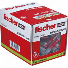 Fischer 538242 DUOPOWER 10x80 25 Stück