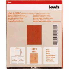 KWB 800040 Schleifpapier K 40 Holz (50 Bogen = 1 Pack)