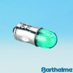 Barthelme 70112870 T7 BA7S grün 24-28V AC/DC 95° 16mA LED-Leuchtmittel