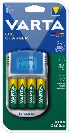 Varta Power Play LCD Charger inkl.4x AA 2700mA