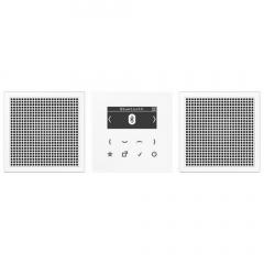 Jung DABLS2BTWW Smart Radio DAB+ Bluetooth®, Set Stereo, Serie LS, alpinweiß