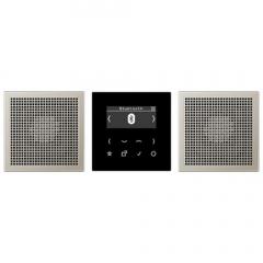 Jung DABES2BT Smart Radio DAB+ Bluetooth®, Set Stereo, Serie LS, Edelstahl