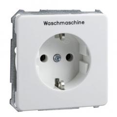 ELSO 205124 Steckdoseneinsatz bedruckt Waschmaschine 16A reinweiss