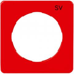 ELSO 223108 Zentralplatte für Steckdose bedruckt ZSV orange