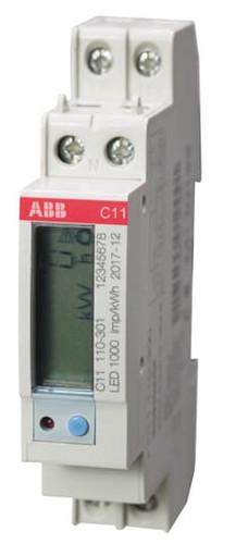 ABB Stotz-Kontakt C11 110-301 IEC , C11 110-301 Wechselstromzähler Stahl, 1 Phase, Direktanschluss 40A , 2CMA103572R1000