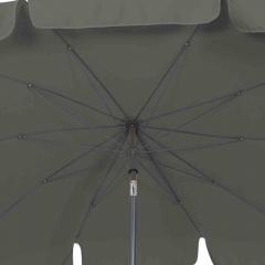 Siena Garden 607992 Schirm Tropico 2,1x1,4 m, eckig, grau Gestell anthrazit / Polyester grau UV+50