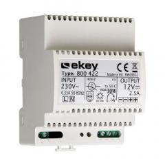 ekey 100205 NT REG 230VAC/12VDC/2A 3TE Reiheneinbau-Netzteil