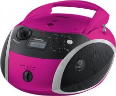 Grundig GRB-3000BT Pink/Silber CD-Radio