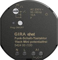 Gira 542400 Funk-Schalt-/Tastaktor Mini 1f pot.frei Gira eNet
