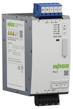 Wago 2787-2347 Pro 2 3-ph DC24V 20A TopBoost PowerBoost Stromversorgung
