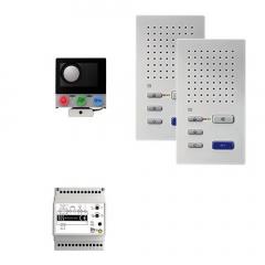 TCS PAIF020/003 Einbau für 2 Wohneinheiten Audio-Sprechanlagen-Set