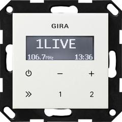 Gira 228403 UP-Radio RDS ohne Lautsprecher System 55 Reinweiß