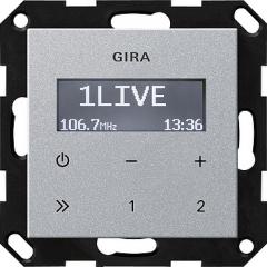 Gira 228426 UP-Radio RDS ohne Lautsprecher System 55 Farbe Alu