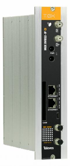 Televes 565801 U3QIP-S2-CI T-0X-Streamer 3 x DVB-S2 in Kabelaufbereitungssystem