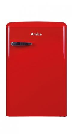 Amica VKS 15620-1R Vollraum Retro chili red Tisch-Kühlschrank