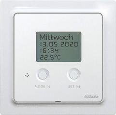 Eltako 30055797 FTAF55ED/230V-wg reinweiß glänzend Funk-Temperatur-Regler