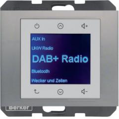 Berker 29847004 UP DAB+ K.x edelstahl Radio Touch