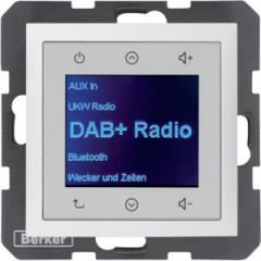 Berker 29849909 UP DAB+ S.1/B.x polarweiss matt Radio Touch