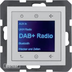 Berker 30841404 UP DAB+ BT B.x alu matt Radio Touch