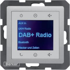 Berker 30846084 UP DAB+ BT Q.x alu samt Radio Touch