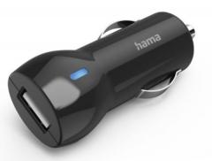 Hama 201635 mit USB-A-Buchse, 12 W, schwarz Auto-Ladegerät